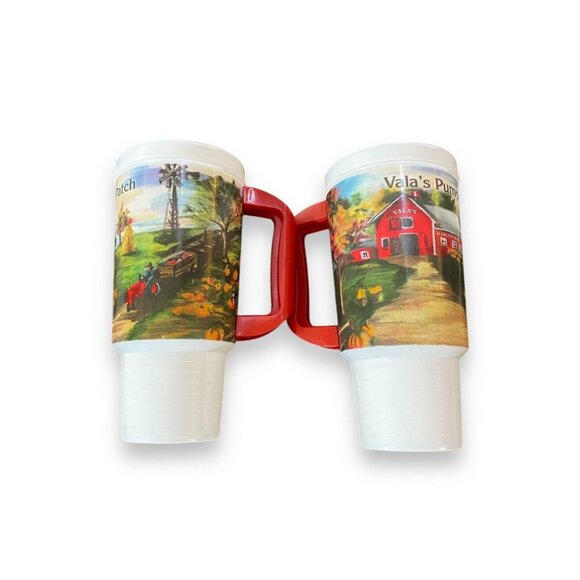 Vala's Pumpkin Patch Fall Family Fun Plastic Mugs, Halloween 2017 Omaha NE Valas - Picture 4 of 4